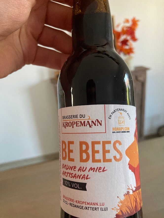 Be Bees - La brune au miel artisanal - Honapi x Brasserie du Kropemann