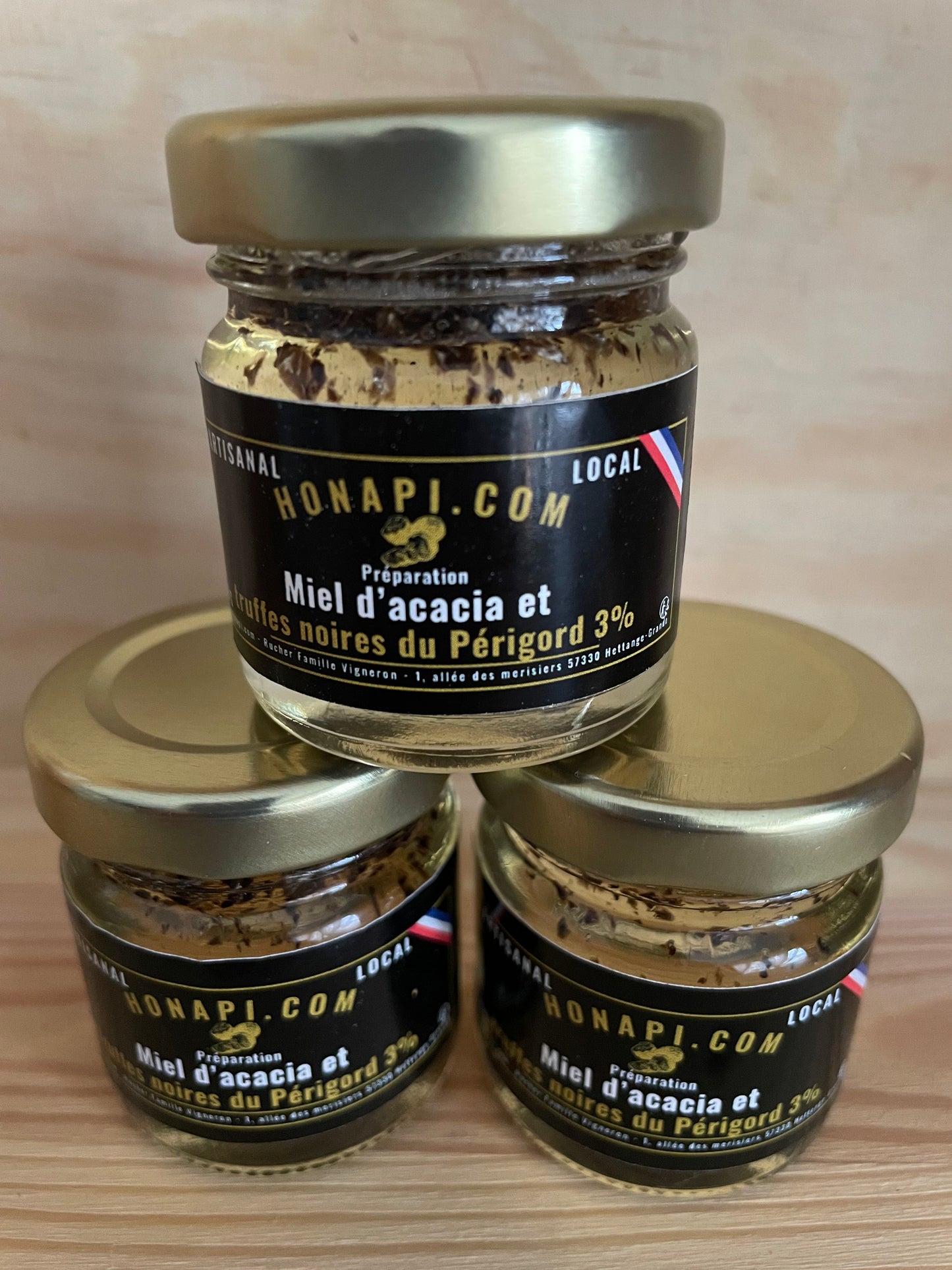 Miel d'acacia et truffes noires du Périgord (50g) 🇫🇷