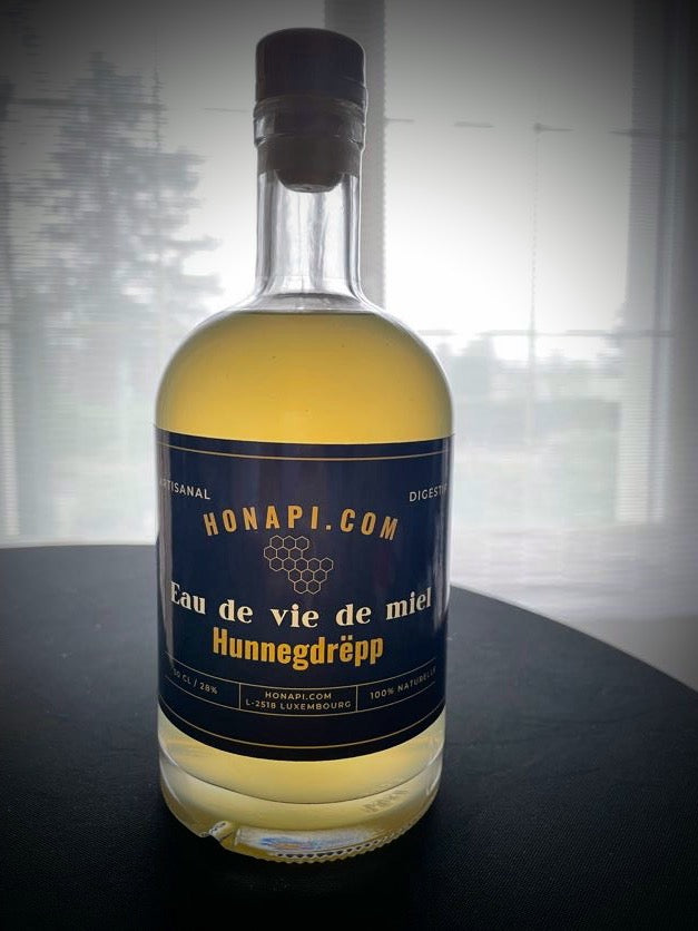 Hunnegdrëpp - Eau de vie de miel - Liqueur de miel - 50cl