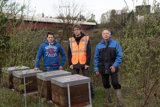 CFL x Honapi, le miel de Luxembourg-Ville en partenariat avec l'Administration de la Nature et des Forêts