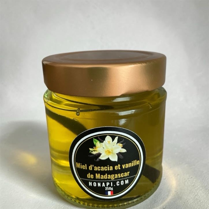 Miel et vanille de Madagascar - acacia et vanille artisanale