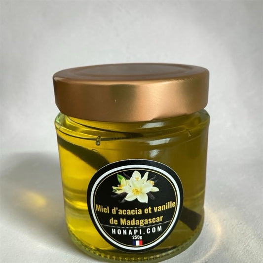 Miel et vanille de Madagascar - acacia et vanille artisanale