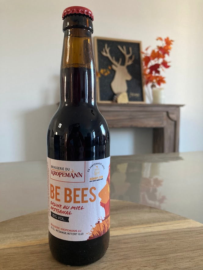 Be Bees - La brune au miel artisanal - Honapi x Brasserie du Kropemann