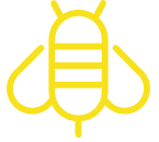 icône abeille buckfast - icon of kuckfast bee