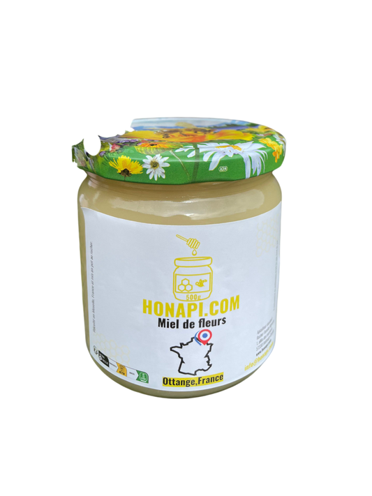 Spring honey - Honey from France, Mosel Honey - Ottange (500g) - 2024