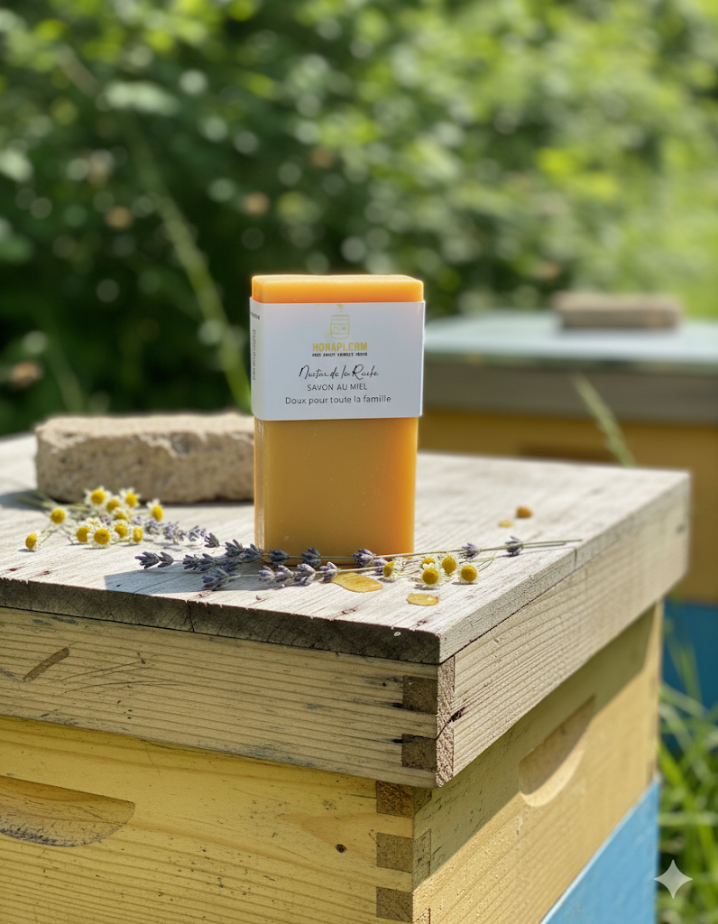 Savon au miel - nectar de la ruche  (100g)